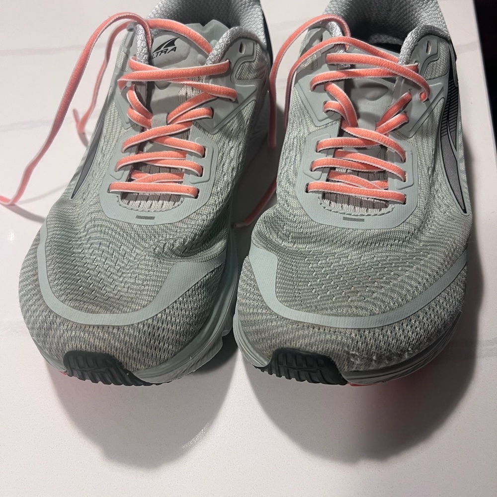 Altra Gray and Pink Athletic Shoes with Cushioned Sole